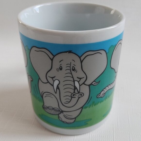 FUN RETRO KMART Department Store Coffee Mug Elephant Herd - Picture 5 of 6